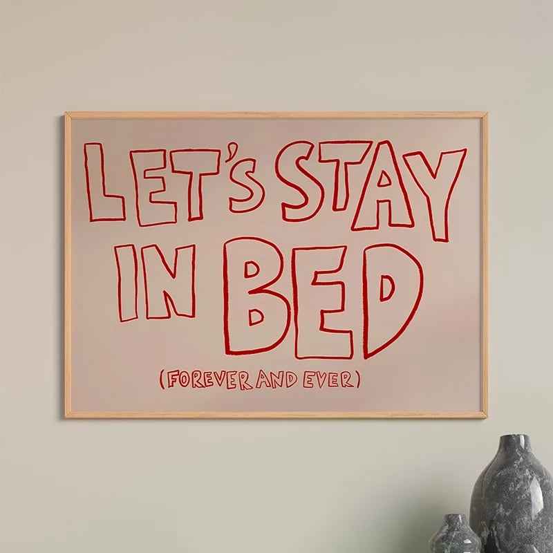 Dekor muri me kornizë Slepery, print digjital, 70x2x50cm