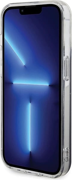 Mbështjellës Hello Kitty IML Kitty Face për iPhone 15 Pro, i zi