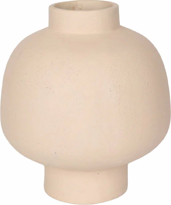 Vazo LINK, ngjyrë e bardhë e zbehtë, 28.5x28.5x34cm