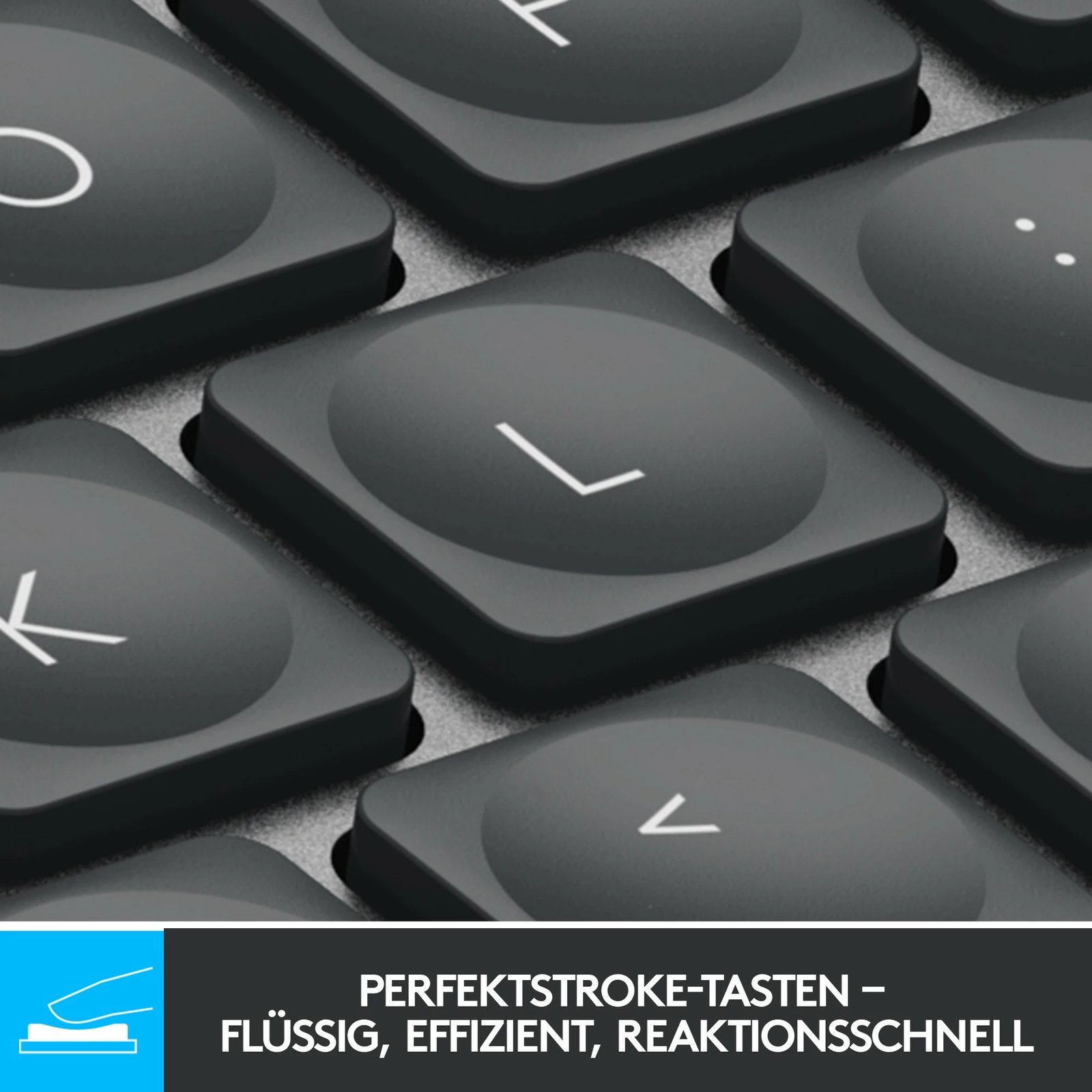 Tastierë wireless Logitech MX Keys Mini, QWERTZ, LED, Grafit
