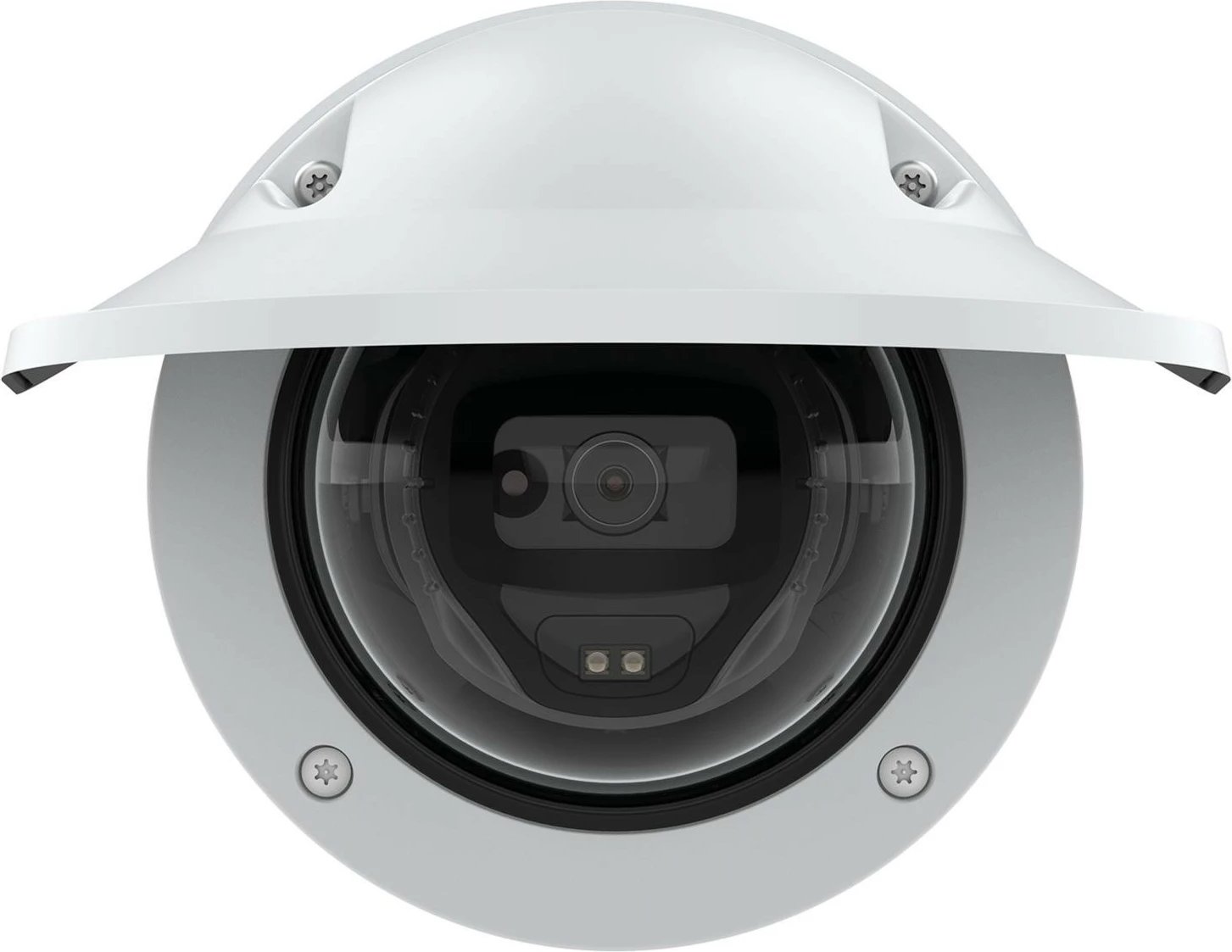 Kamerë sigurie IP Axis 02371-001, e brendshme dhe e jashtme, me kabllo, tavan/mur, e bardhë, dome