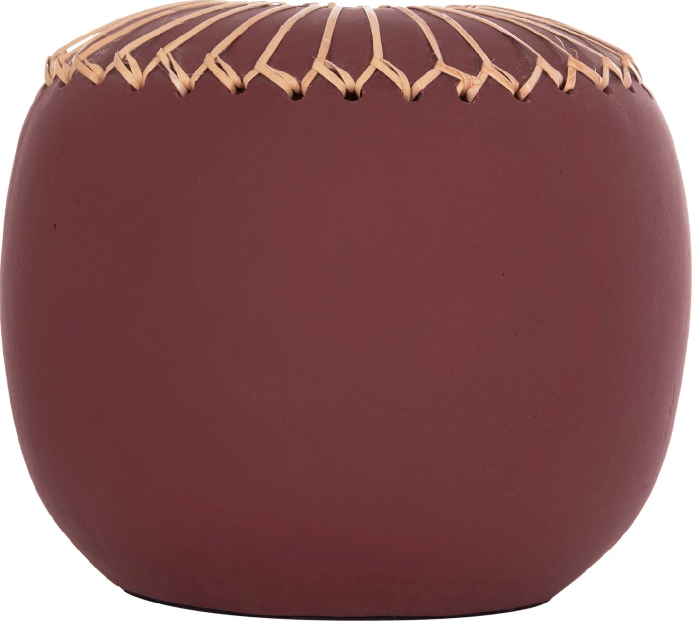 Vazo dekorative tavoline Lennox, terrakotë, e kuqe e errët, FH4675.06L, 22x20cm Vazo dekorative tavoline Lennox, terrakotë, e kuqe e errët, FH4675.06L, 22x20cm