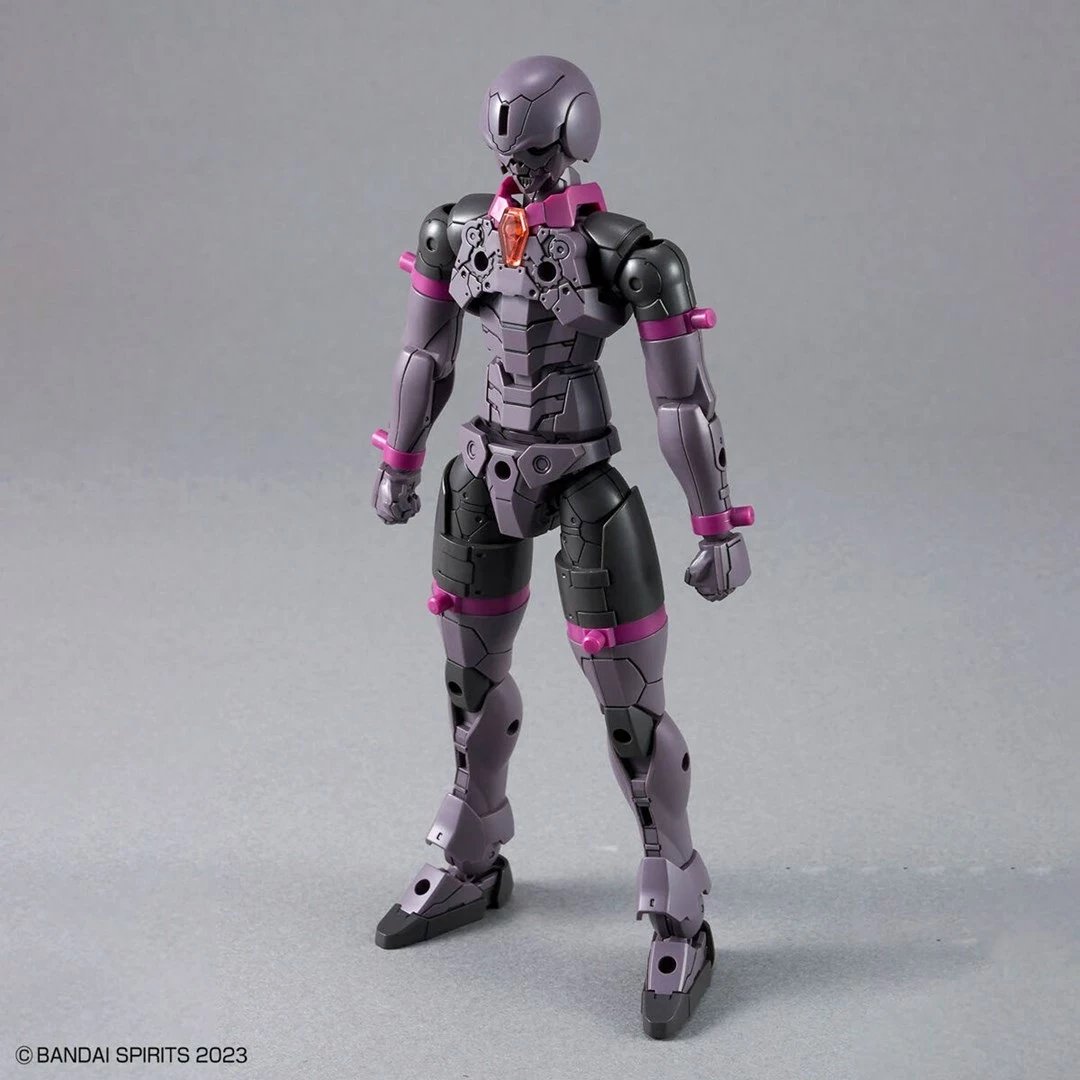 Figurë koleksionuese Bandai 30MF Rosan Knight, model ndërtimi, gri