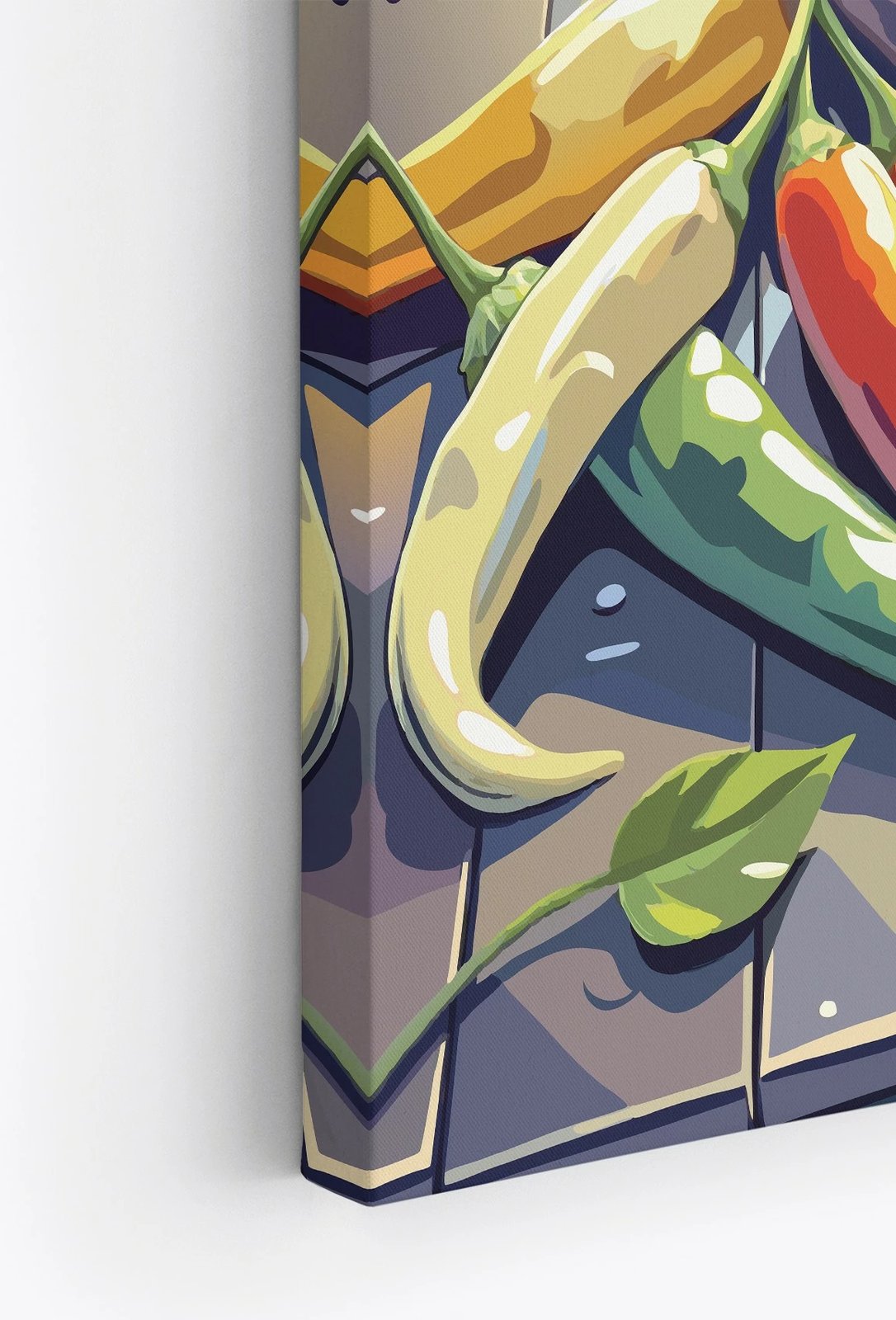 Pikturë dekorative në kanavacë, shumëngjyrëshe, Ersysb053, 40x60cm