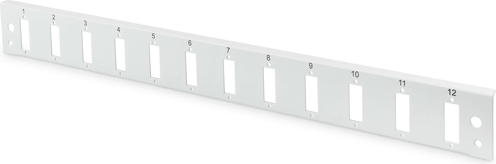 Panel frontal Digitus LWL Spleißbox 1U, 12x SC DX, gri