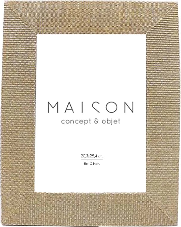 Kornizë fotografish Sary, polirezine, ngjyrë ari mat, 27x2x32 cm