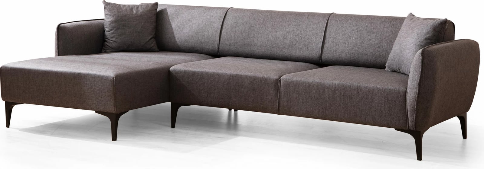 Këndare Belissimo, ngjyrë gri e errët, Atelier del Sofa, majtas