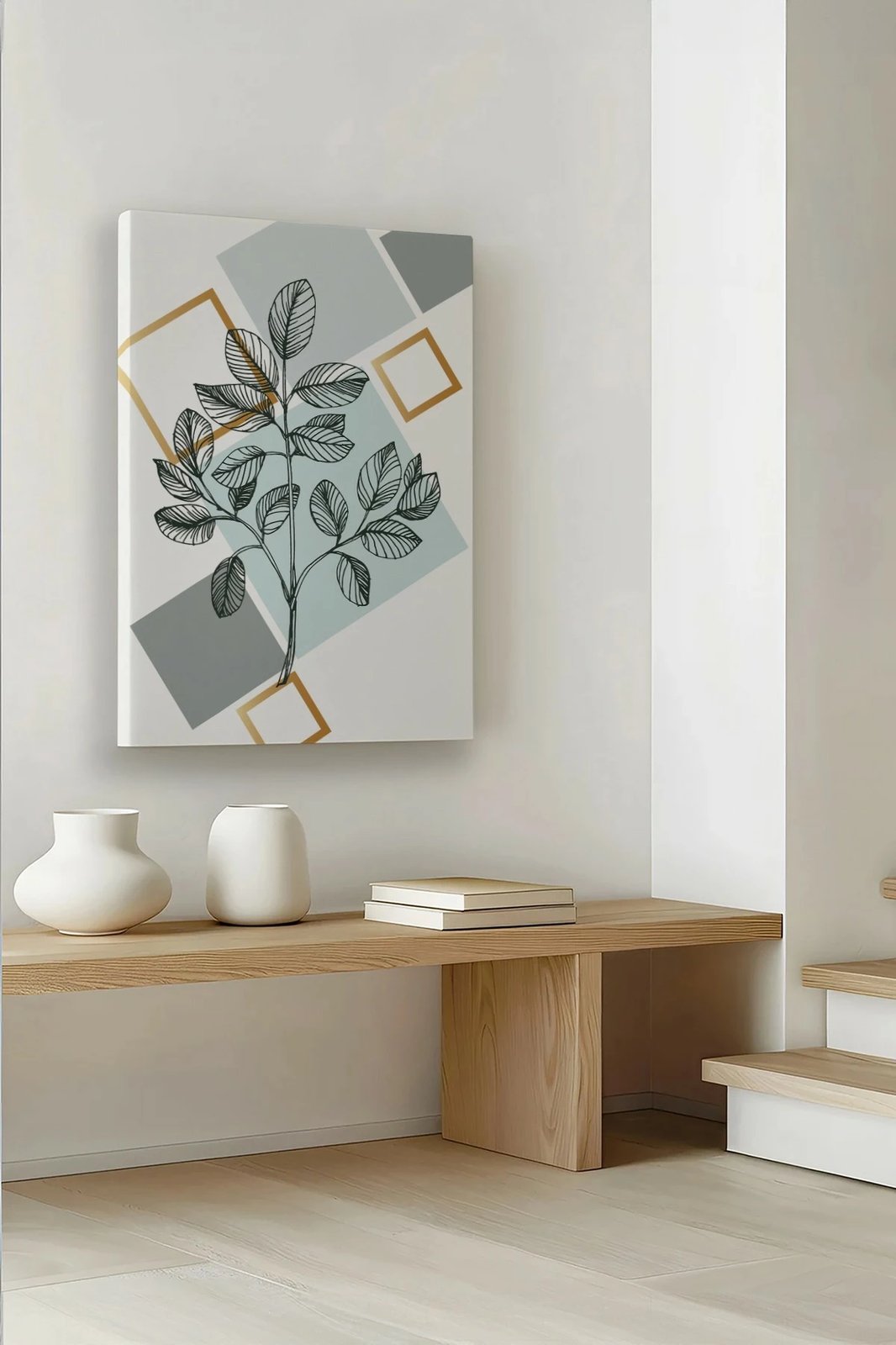 Pikturë dekorative në kanavacë, Wallity, Ersysb049, shumëngjyrëshe, 40x60cm