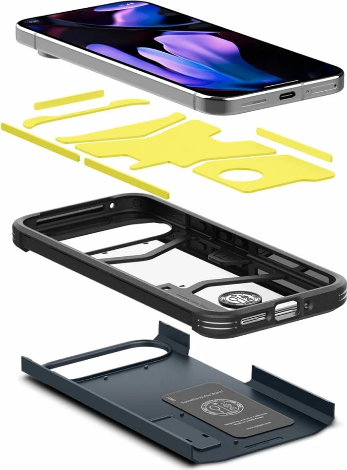 Mbështjellës Spigen Tough Armor për Google Pixel 9 Pro XL, graphite