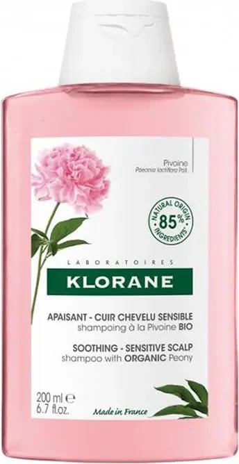 Shampon unisex Klorane Soothing and Anti-Irritating Peony 200ml