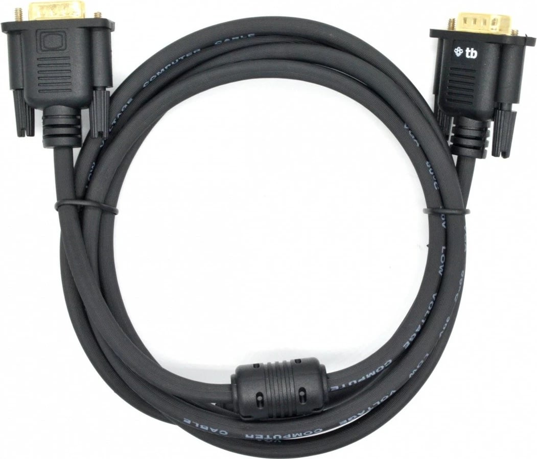 Kabllo VGA TB AKTBXVGAMMG180B, 1.8 m, e zezë