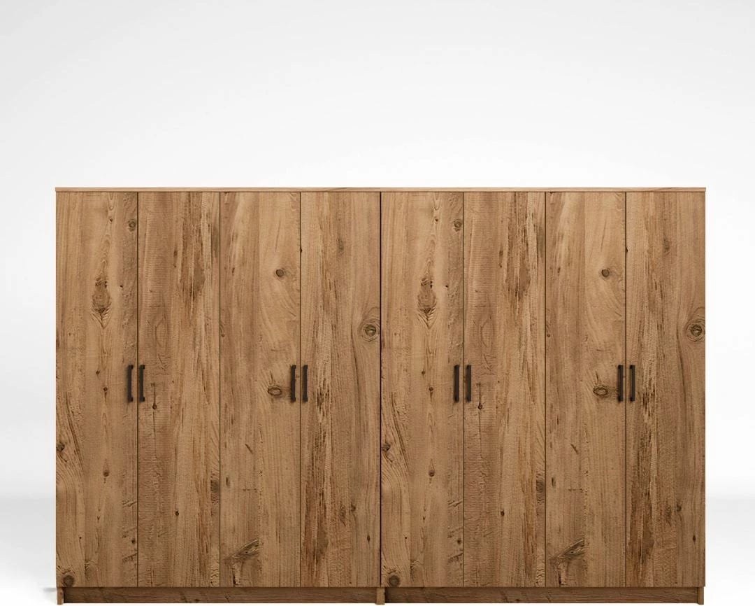 Dollap garderobe, ngjyrë Atlantic Pine, Skye Decor, 280x180x51.8 cm