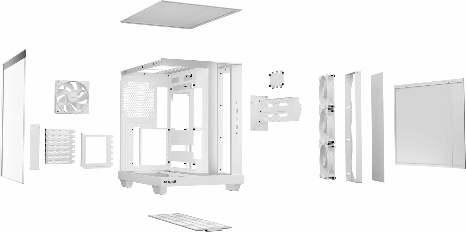 Kasë Be Quiet! Light Base 500 LX, midi tower, e bardhë