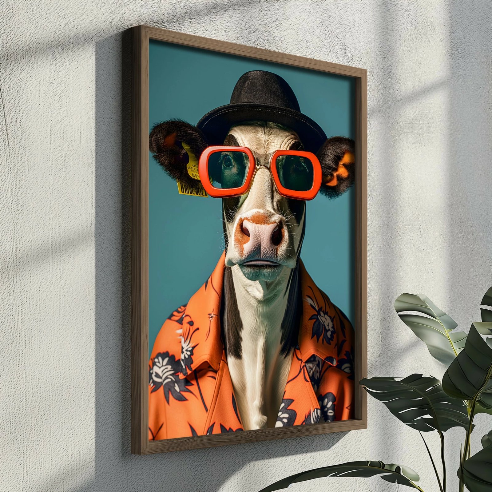 Pikturë dekorative me kornizë MDF, shumëngjyrëshe, Wallity GE142-L