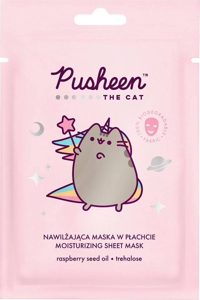 Maskë për fytyrë Pusheen Moisturizing Sheet Mask për femra 17g