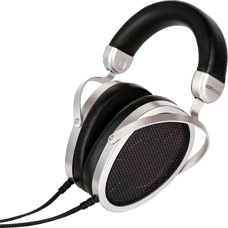 Kufje HiFiMAN Mini Shangri La elektrostatike, Wired, argjendtë/zezë
