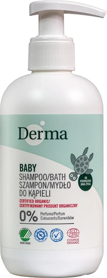 Shampon dhe sapun për banjo Derma Eco Baby uniseks 250ml