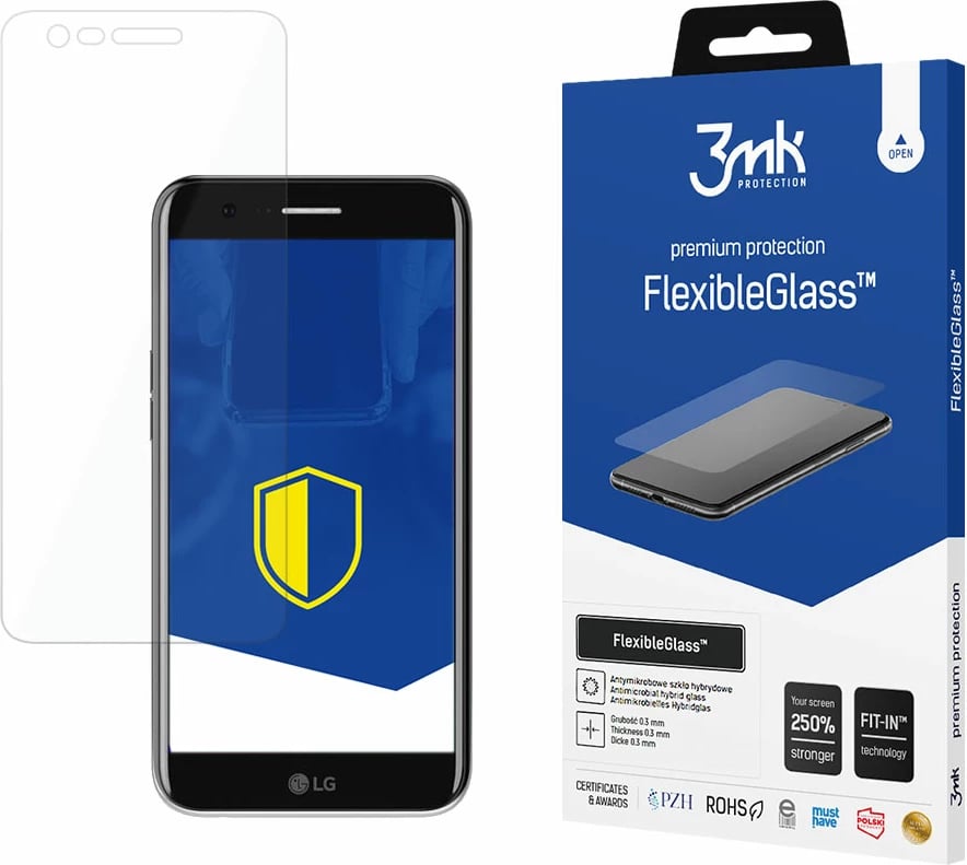 Mbrojtës ekrani 3mk FlexibleGlass për LG K10 2017, Antibakterial, Ultra i hollë