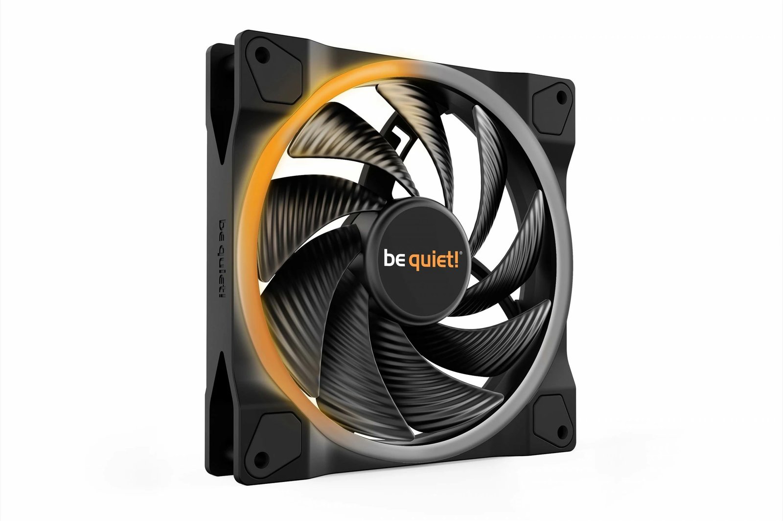Ventilator kasë Be Quiet! Light Wings 140mm ARGB PWM High Speed, i zi