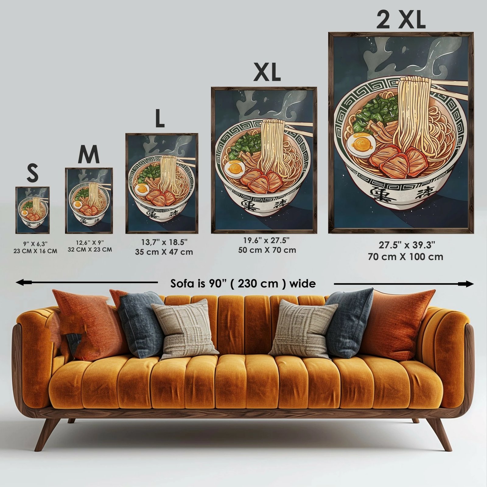 Pikturë dekorative me kornizë MDF, Wallity, GE209-L