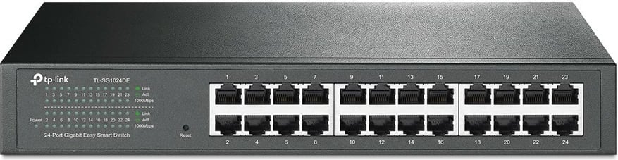 Switch TP-Link 24-Port Gigabit Easy Smart, Managed, L2, Rack mounting, 1U