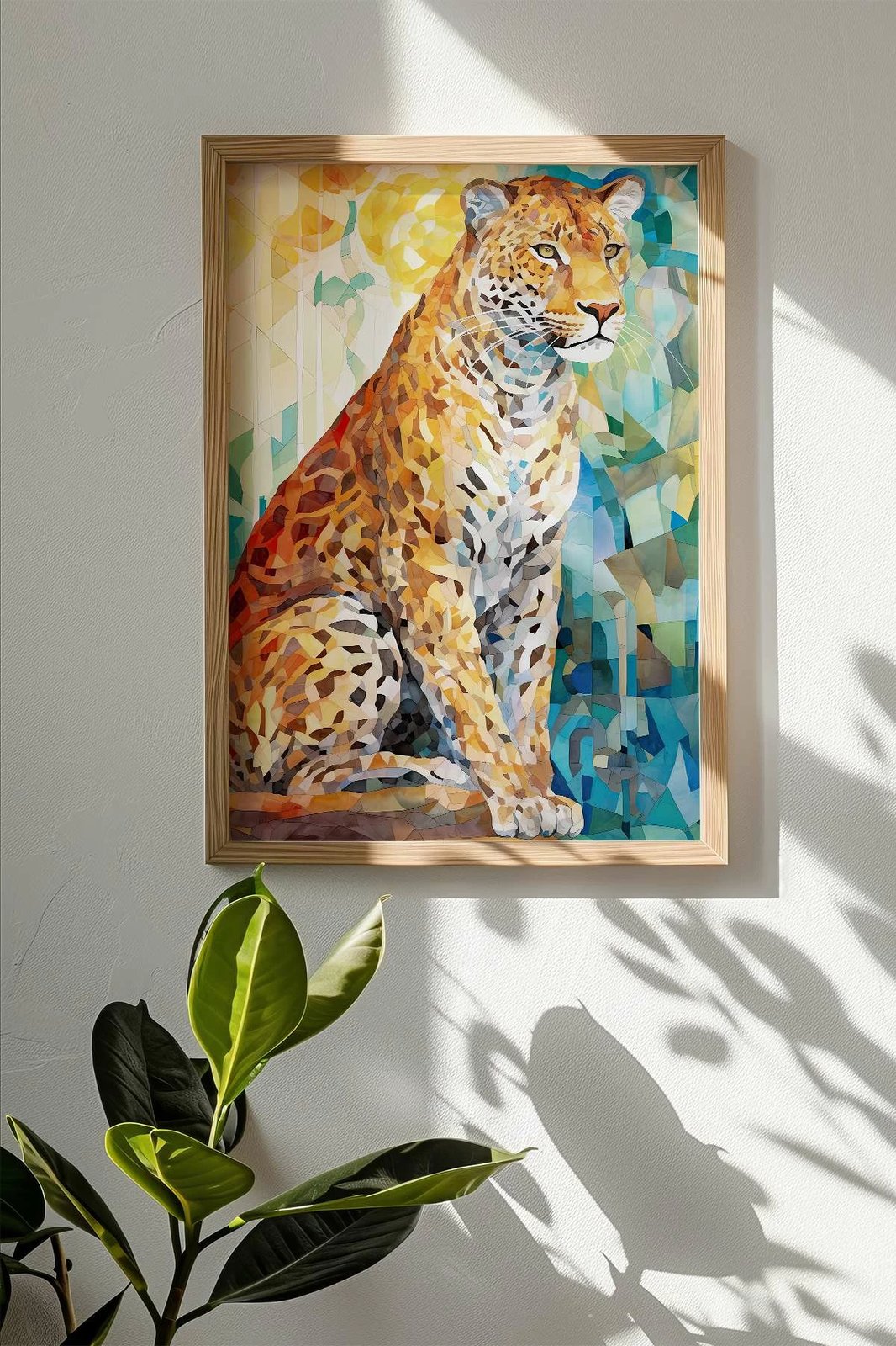 Pikturë dekorative me kornizë, shumëngjyrëshe, Wallity, Mscartmdl28