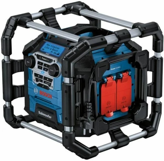 Radio BOSCH GPB 18V-5 C SOLO, për punëtori, Blu
