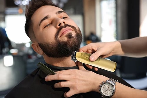 Trimer, Adler, AD 2836g, bateri 1400 mAh, karikim USB-C, teh qeramik 0.9 mm, ari, set me 4 krehra