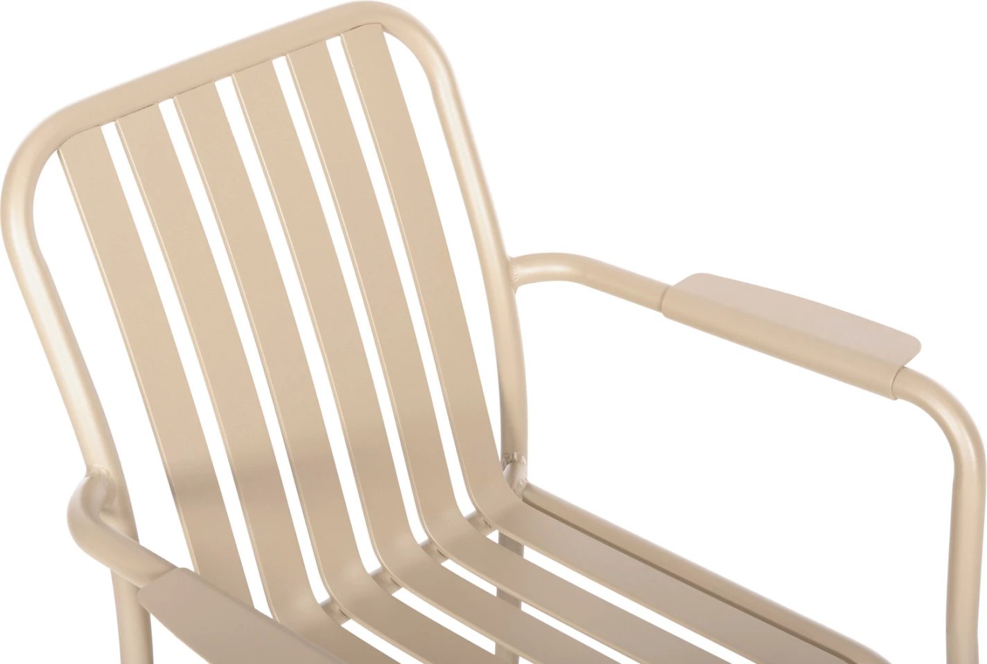 Karrige alumini RACHEL, ngjyrë shampanjë, FH6088.04, 63x58x85H cm