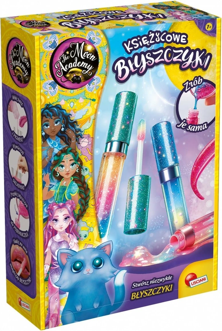 Set kozmetikash Moon Academy, Moonlight Lip Glosses, për vajza, Multikolor