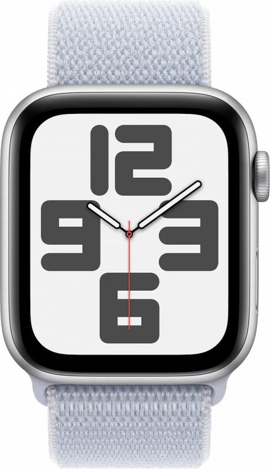 Smartwatch Apple Watch SE GPS, 40 mm, alumini, 32 GB, argjendtë/qielli