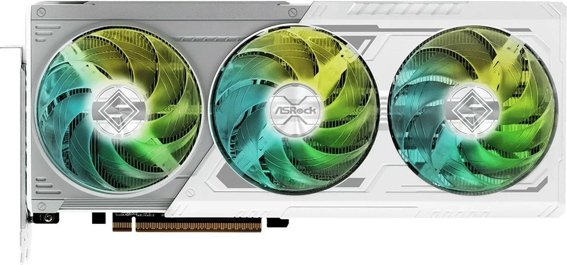 Kartelë grafike ASRock Steel Legend Radeon RX 9070 XT, 16 GB, GDDR6, Gri, Bardhë