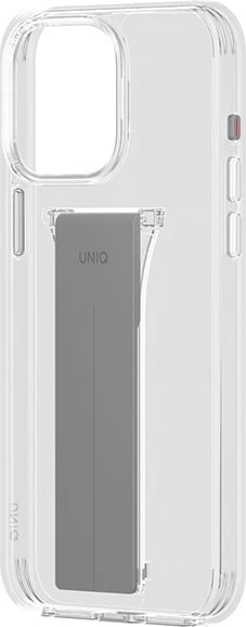 Mbështjellës UNIQ Heldro Mount me stand për iPhone 15 Pro Max 6.7", transparent