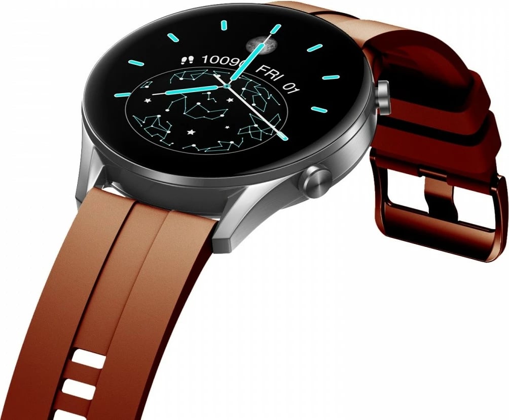 Smartwatch ORO-MED ORO SMART FIT8 PRO, 1.39", AMOLED, 330mAh, Kafe