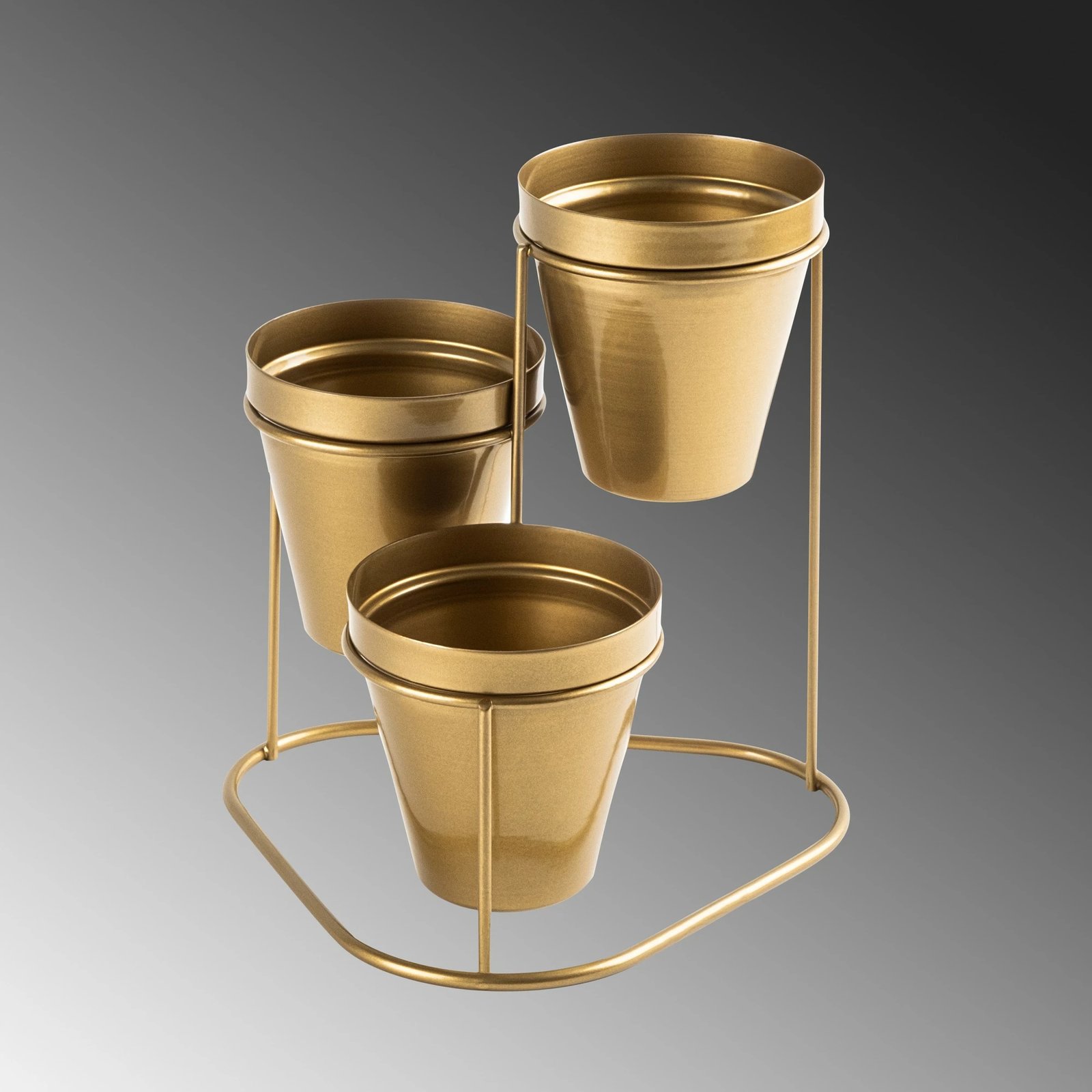 Aksesor dekorativ metalik, ngjyrë ari, Aberto Design, GED-014-B