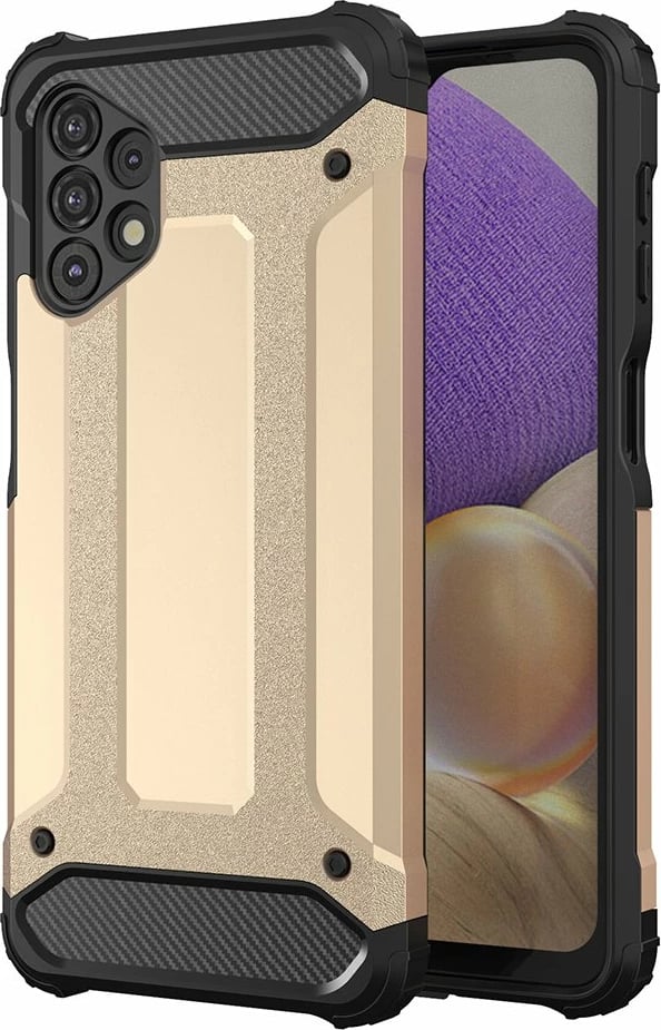 Mbështjellës Hurtel Hybrid Armor për Samsung Galaxy A32 5G, ari