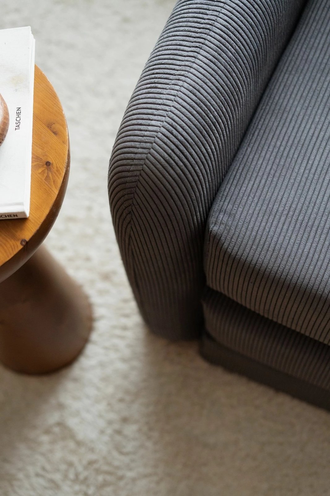 Krevat-kolltuk një vendësh, Atelier del Sofa, Nest, ngjyrë gri