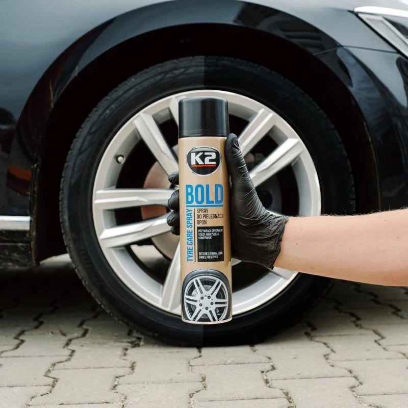 Pastrues dhe mirmbajtës për goma Bold Tyre Care 600ml K2