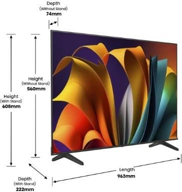 Televizor LED Hisense 43A6N, 43", Ultra HD 4K, Smart TV, i zi
