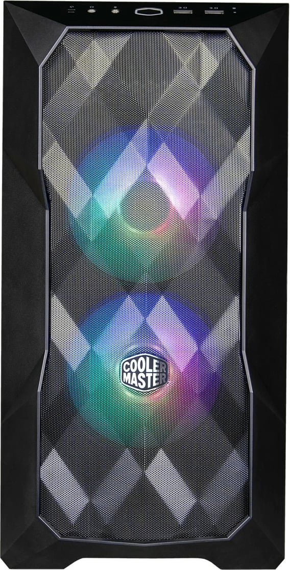 Kasë Cooler Master MasterBox TD300 Mesh, mini tower, e zezë, me dritare anësore dhe RGB