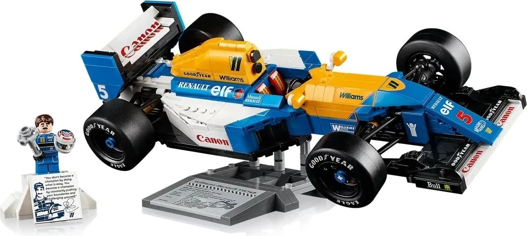 Set LEGO ICONS Williams Racing FW14B & Nigel Mansell, 10353, 799 pjesë