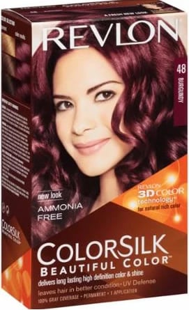 Ngjyrë për flokë Revlon Colorsilk Ammonia Free 48 Burgundy unisex
