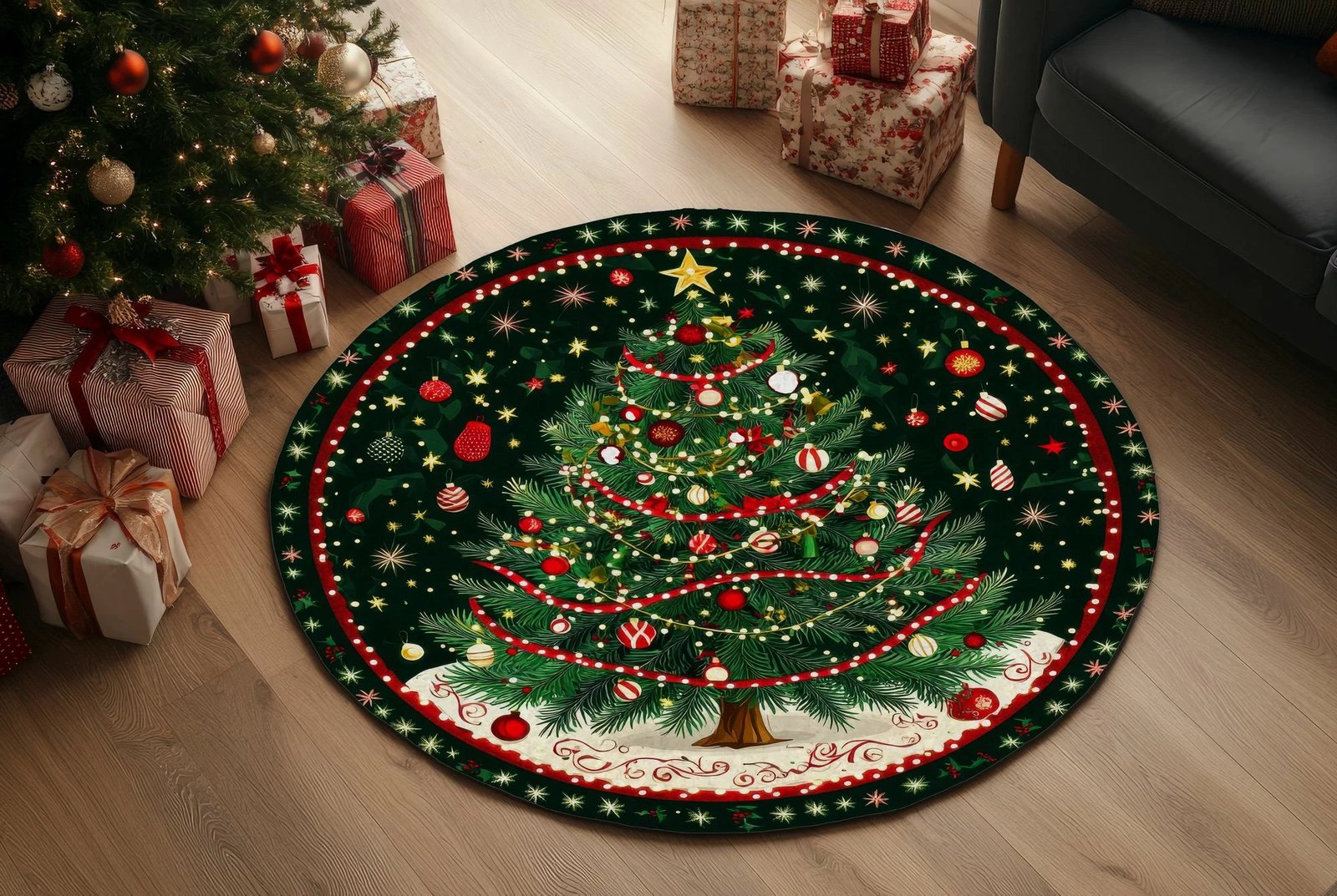 Qilim Krishtlindjesh, shumëngjyrësh, Conceptum Hypnose, Crp-Yrlk26-1, 180x180cm