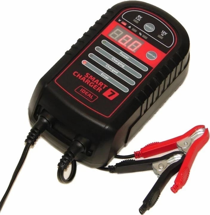 Karikues inteligjent baterie IDEAL SMART7, i zi