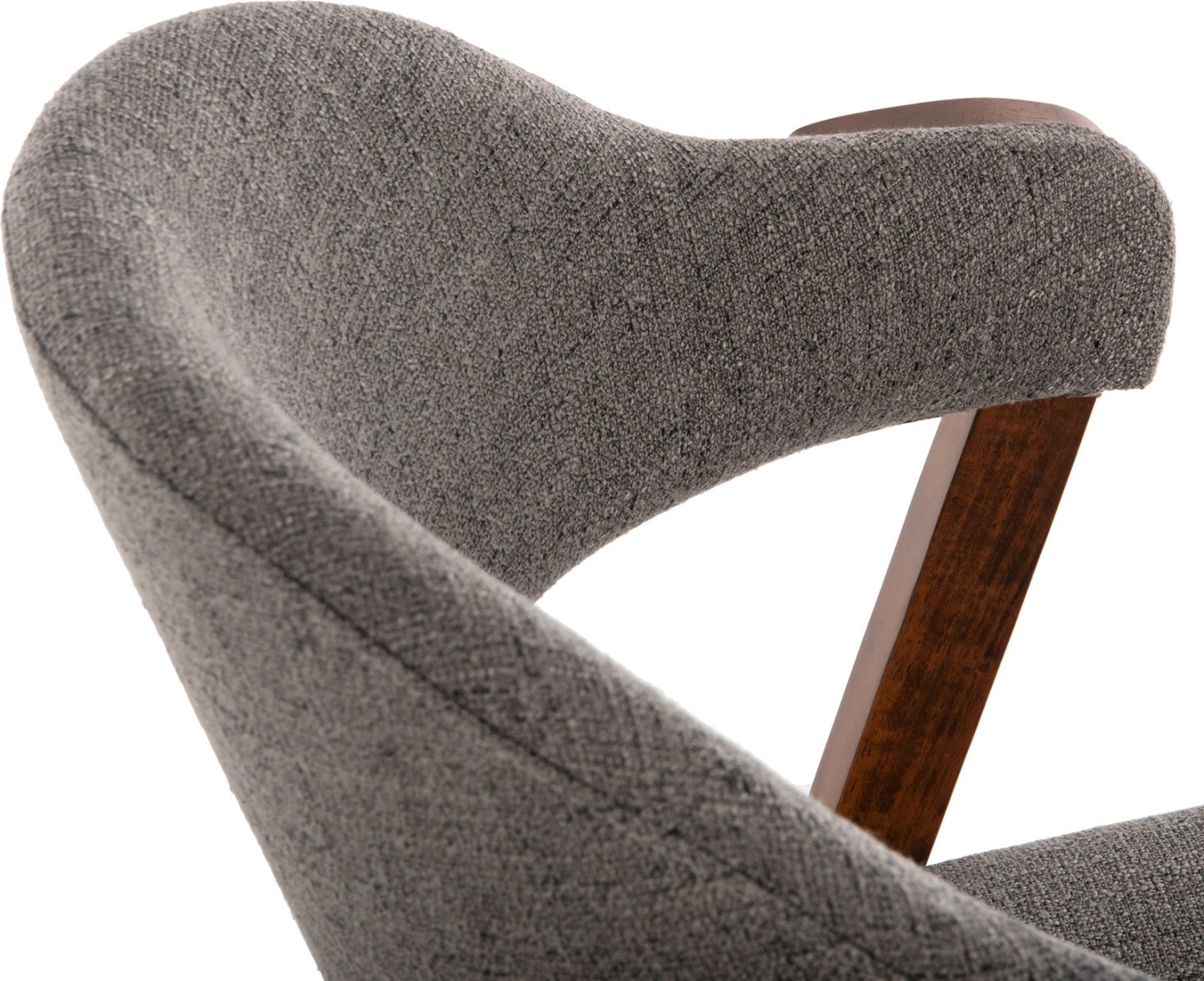 Karrige për ngrënie RIDER FH9734.01 dru gome ngjyrë arre-gri pëlhurë 59x59x83Hcm., set prej 2 copë