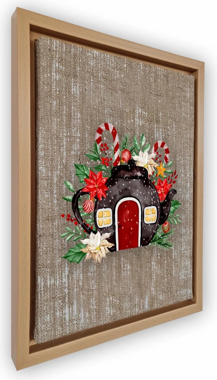 Pikturë dekorative në kanavacë me kornizë, shumëngjyrëshe, Wallity NLJ01_3646, 36x46cm