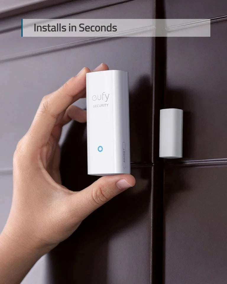Sensor sigurie Anker T89000D4 për dyer dhe dritare, i bardhë