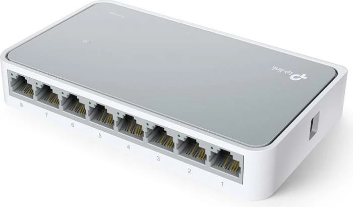Switch, TP-Link TL-SF1008D, 8 porta RJ45 10/100Mbps, desktop