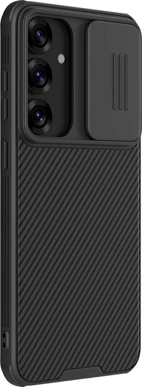 Mbështjellës Nillkin CamShield Pro për Samsung Galaxy S25, me mbulesë kamere, i zi