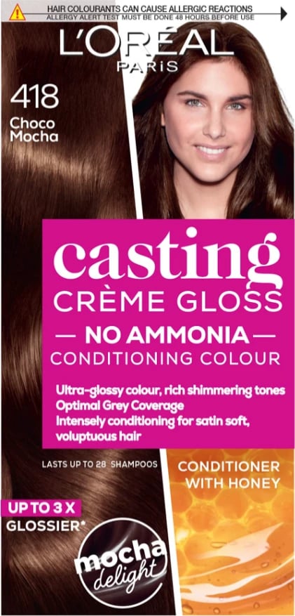 Ngjyrë për flokë Loreal Casting 418 Cocho Mocha, 48 ml